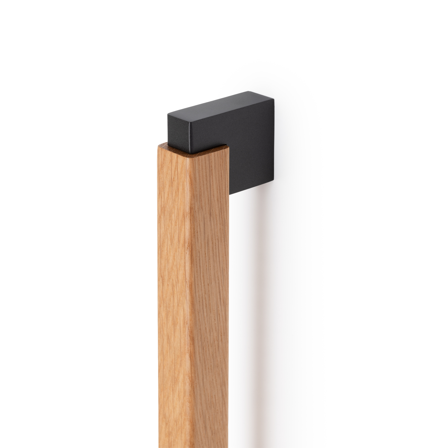 Greep DUO BIG BA480-960 L1016 hout / aluminium zwart / eik
